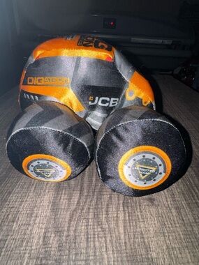 Spin Master Monster Jam JCB Digatron Stuffed Vehicle Small Engine Sounds Black …